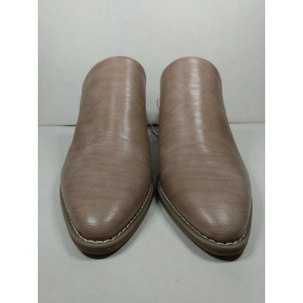 Universal Thread Tan Tara Mule Women's Size 6 M Pointed Toe Chunky 2" Heel NEW - Picture 2 of 9